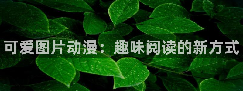 韩国里番动画：可爱图片动漫：趣味阅读的新方式